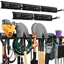 TIDYME Garage Tool Organizer Wall Mount, 80", 5 Racks 10 Hooks, 500 lbs