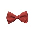 The Tie Hub Solid Burgundy Bow tie For Men