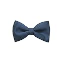 The Tie Hub Solid Microfiber Bow Tie – Classic Adjustable Pre-Tied Ready to Wear Formal Design for Wedding Office Party for Men