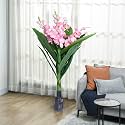 TIED RIBBONS Artificial Pink Flower Plant for