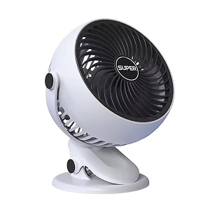 tied ribbons portable rechargeable clip on fan battery operated small powerful usb desk fan 3 speed quiet rechargeable mini table fan 360 rotate personal cooling fan for home office car white