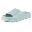 TieFit Fashion &amp; Extra Soft Cushion and Comfort Breathable Arch Support Shower Ready Slide For Women