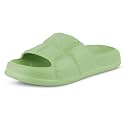 TieFit Fashion &amp; Extra Soft Cushion and Comfort Breathable Arch Support Shower Ready Slide For Women