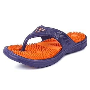 TieFit Mens Accupressure Non-Slip Slipper Flip