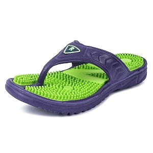 TieFit Mens Accupressure Non-Slip Slipper Flip