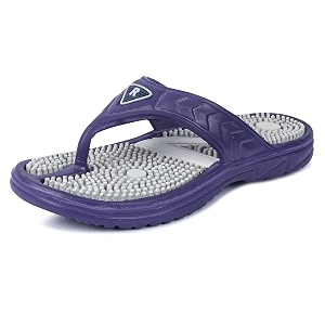 TieFit Mens Accupressure Non-Slip Slipper Flip