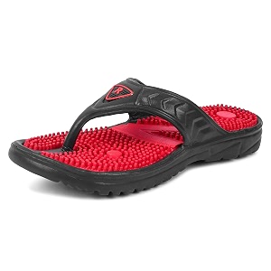 TieFit Mens Accupressure Non-Slip Slipper Flip