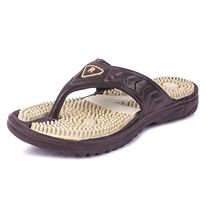 TieFit Mens Accupressure Non-Slip Slipper Flip