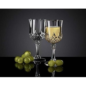 crystal wine glasses 230 ml set of 2 non-lead crystal clear ideal for white or red wine glass set