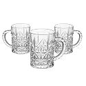 Italian Premium Glass Beer Mug | Pack of 4, 420ml | Beer Glasses Serve Ales and Lagers, Freezer Beer Mugs for Birthdays, Housewarming Parties (4, Design Beer Mug 420ML)