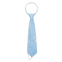 Ties for Women Pre-tied Uniform Necktie with Metal Chain