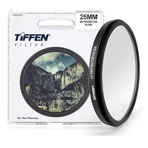 tiffen 25mm uv protector glass filter 25uvp