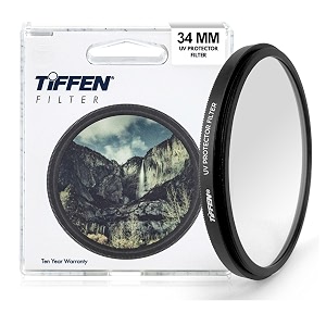 tiffen 34mm uv protector filter 34mm lens filter impact amp scratch resistant