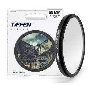 tiffen 58mm uv protection filter black