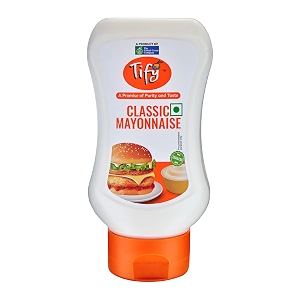 tify classic mayonnaise 280 g  100 vegetarian eggless mayo  creamy amp smooth texture  natural home-style spread for sandwiches dressings amp dips  rich flavour