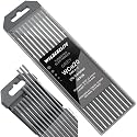 TIG Welding Tungsten Electrode 10 Pack 3/32" × 7" (Gray - 2% Ceriated, WC20/EWCe-2) for AC/DC TIG Welding