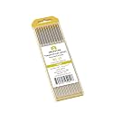 TIG Welding Tungsten Electrodes 1.5% Lanthanated Tungsten 1/8” x 7” (Gold, WL15) 10-Pack