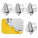 TIGARI Rolled Hem Presser Foot, Sewing Rolled Hemmer Foot, 7/8/9/10mm Size Rolled Hem Pressure Foot Sewing Machine Feet Hemming Machine Hand Sewing Machine Sewing Accessories