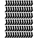 Tigeen 72 Pairs Solid Color Cotton Socks Bulk Pack for Men and Women - Adult Casual Set for Homeless