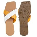 TIGER COLLECTIONS Women39s Flat Cross Strap Slippers