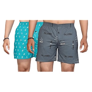 men39s cotton blend combo of 2 printed boxer side pockets shorts_02