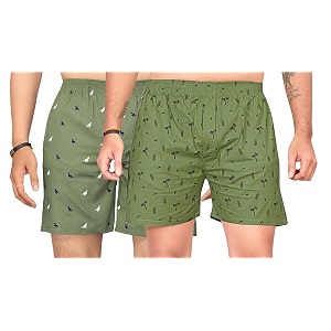 men39s cotton blend combo of 2 printed boxer side pockets shorts_02