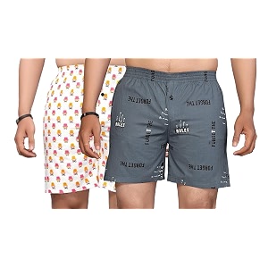 men39s cotton blend combo of 2 printed boxer side pockets shorts_02
