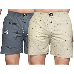 men39s cotton blend combo of 2 printed boxer side pockets shorts_02