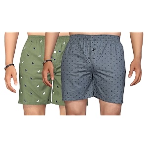 men39s cotton blend combo of 2 printed boxer side pockets shorts_02
