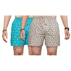 men39s cotton blend combo of 2 printed boxer side pockets shorts_02