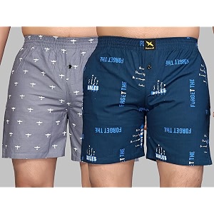 men39s cotton blend combo of 2 printed boxer side pockets shorts_02
