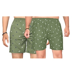 men39s cotton blend combo of 2 printed boxer side pockets shorts_02