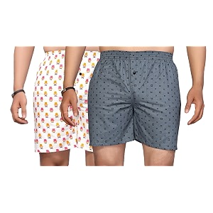 men39s cotton blend combo of 2 printed boxer side pockets shorts_02