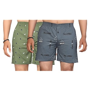 men39s cotton blend combo of 2 printed boxer side pockets shorts_02