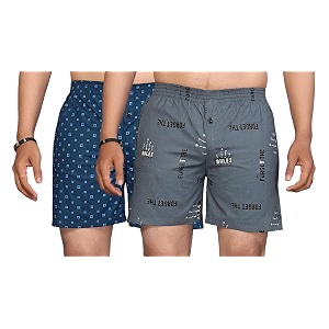 men39s cotton blend combo of 2 printed boxer side pockets shorts_02