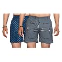 Men's Cotton Blend Combo of 2 Printed Boxer Side Pockets Shorts_02