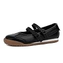 Tigeridea Mary Jane Sneakers Two Strap Rounded Toe Ballet Flats for Women