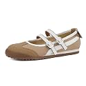 Tigeridea Mary Jane Sneakers Two Strap Rounded Toe Ballet Flats for Women