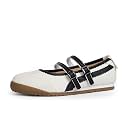 Tigeridea Mary Jane Sneakers Two Strap Rounded Toe Ballet Flats for Women