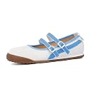 Tigeridea Mary Jane Sneakers Two Strap Rounded Toe Ballet Flats for Women