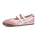 Tigeridea Mary Jane Sneakers Two Strap Rounded Toe Ballet Flats for Women