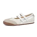 Tigeridea Mary Jane Sneakers Two Strap Rounded Toe Ballet Flats for Women