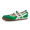 Tigeridea Mary Jane Sneakers Two Strap Rounded Toe Ballet Flats for Women