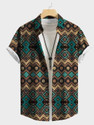 TIGERSNAKE Men Printed Casual Multicolor Shirt