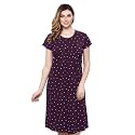 TIGYWIGY Women39s Cotton Printed Knee Length MaternityFeedingNursing