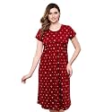 TIGYWIGY Women39s Cotton Printed Knee Length MaternityFeedingNursing