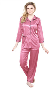 TIGYWIGY Women Solid Multicolor Night Suit Set