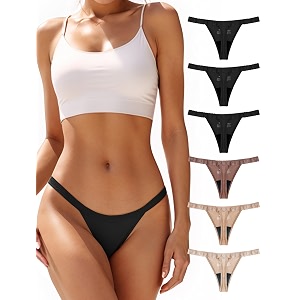 TIICHOO Period Thong Underwear for Women Light