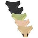 TIICHOO Period Underwear for Teens Seamless Girls Period Panties 5 Pack