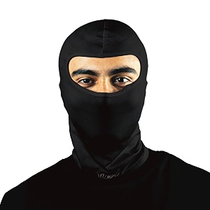 tiivra pro ventilation balaclava for bikers 4 way stretch uv protected full face mask for riding cyclingsun amp dust protection